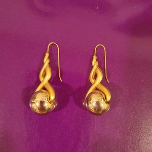 Goldtone earrings